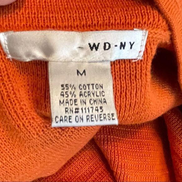 WD.NY Cardigan Sweater Rust - Picture 2 of 7